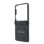 Guess PU Leather 4G Magnetisch Hoesje voor Samsung Galaxy Z Flip 8 - Zwart - afbeelding 5