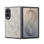 Guess PU Leather 4G Magnetisch Hoesje voor Samsung Galaxy Z Fold 8 - Roze