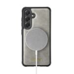 Solidenz 2-in-1 magnetische wallet case voor Samsung Galaxy S26 FE - Beige - afbeelding 6