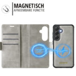 Solidenz 2-in-1 magnetische wallet case voor Samsung Galaxy S26 FE - Beige - afbeelding 7