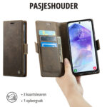 Solidenz 2-in-1 magnetische wallet case voor Samsung Galaxy S26 FE - Bruin - afbeelding 8