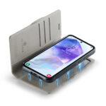 Solidenz 2-in-1 magnetische wallet case voor Samsung Galaxy A27 - Beige - afbeelding 4