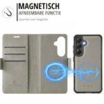 Solidenz 2-in-1 magnetische wallet case voor Samsung Galaxy A27 - Beige - afbeelding 6