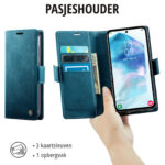Solidenz 2-in-1 magnetische wallet case voor Samsung Galaxy A27 - Blauw - afbeelding 7