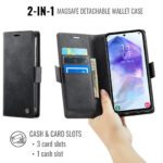 Solidenz 2-in-1 magnetische wallet case voor Samsung Galaxy A27 - Zwart - afbeelding 7