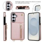 Solidenz Fashion Portemonnee hoesje met koord Samsung Galaxy S26 FE - Roségoud - afbeelding 3