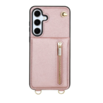 Solidenz Fashion Portemonnee hoesje met koord Samsung Galaxy S26 FE - Roségoud - afbeelding 6