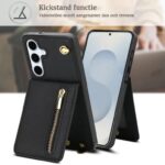 Solidenz Fashion Portemonnee hoesje met koord Samsung Galaxy S26 FE - Zwart - afbeelding 4