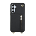 Solidenz Fashion Portemonnee hoesje met koord Samsung Galaxy S26 FE - Zwart - afbeelding 6