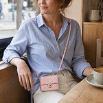 Solidenz Fashion Portemonnee hoesje met koord Samsung Galaxy Z Flip 8 - Roségoud - afbeelding 8