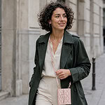 Solidenz Fashion Portemonnee hoesje met koord Samsung Galaxy Z Flip 8 - Roségoud - afbeelding 9