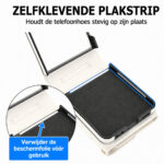 Solidenz Fashion Portemonnee hoesje met koord Samsung Galaxy Z Flip 8 - Wit - afbeelding 6