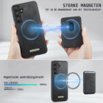 Solidenz magnetische wallet backcover voor Samsung Galaxy A27 - Zwart - afbeelding 7