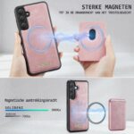 Solidenz Magnetisch Wallet Backcover voor Samsung Galaxy S26 FE - Roze - afbeelding 6
