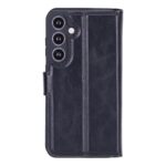 Solidenz Moda Book Samsung Galaxy A37 echt leren hoesje - Zwart - afbeelding 2