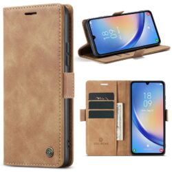 Solidenz Urban Book Samsung Galaxy A27 hoesje - Bruin