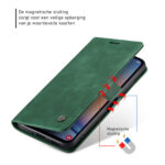 Solidenz Urban Book hoesje voor Samsung Galaxy A27 - Groen - afbeelding 7