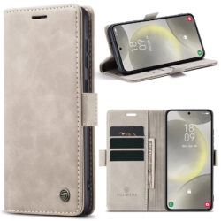 Solidenz Urban Book hoesje voor Samsung Galaxy S26 FE - Beige