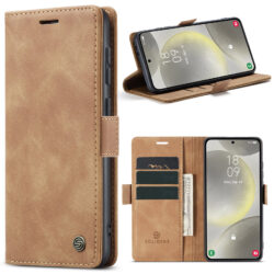 Solidenz Urban Book hoesje voor Samsung Galaxy S26 FE - Bruin