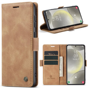 Solidenz Urban Book hoesje voor Samsung Galaxy S26 FE - Bruin