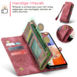 Solidenz Urban Wallet Samsung Galaxy A27 hoesje - Rood - afbeelding 10