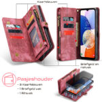 Solidenz Urban Wallet Samsung Galaxy A27 hoesje - Rood - afbeelding 9