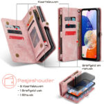 Solidenz Urban Wallet hoesje voor Samsung Galaxy A27 - Roze - afbeelding 9