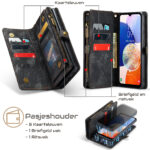 Solidenz Urban Wallet Samsung Galaxy A27 hoesje - Zwart - afbeelding 9