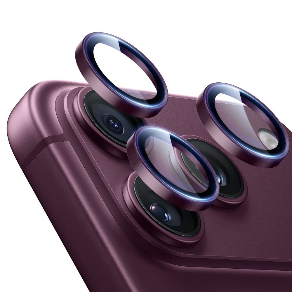 ESR Armorite Camera Protector iPhone 18 Pro/18 Pro Max - Donker Bordeauxrood