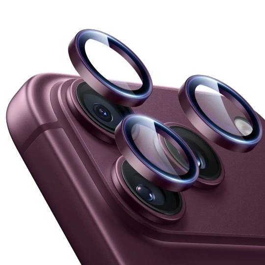 ESR Armorite Camera Protector iPhone 18 Pro/18 Pro Max - Donker Bordeauxrood