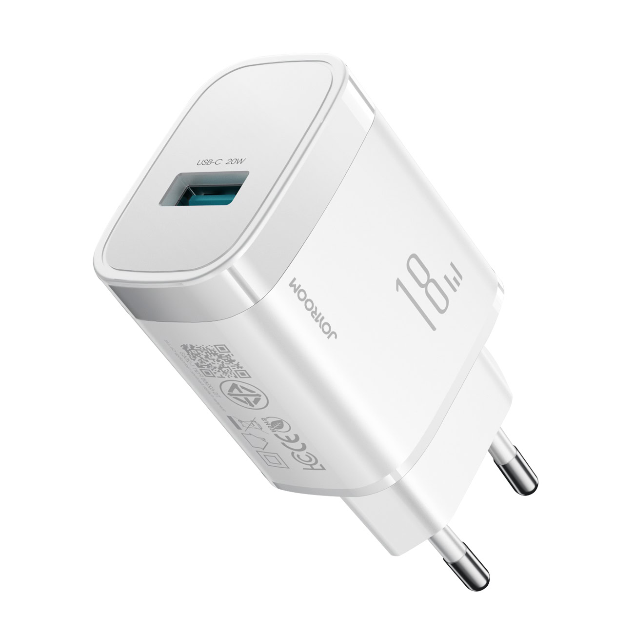 Joyroom 18W USB-snellader zonder kabel - Wit