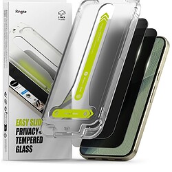 Ringke Easy Slide 2-Pack Privacy Screenprotector voor Google Pixel 9 Pro XL / 10 Pro XL / 11 Pro XL - Zwart