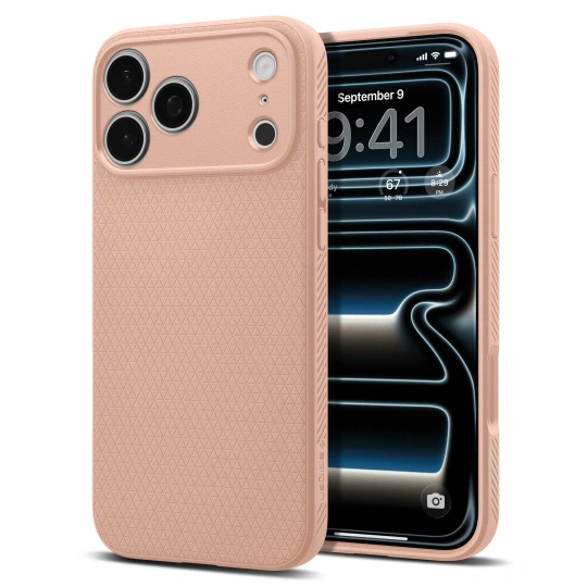 Spigen Liquid Air iPhone 17 Pro Max / 18 Pro Max Hoesje - Roze Titanium