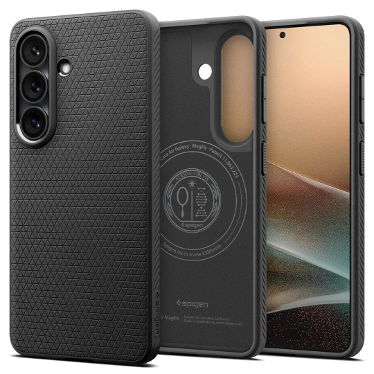 Spigen Liquid Air Mag Magnetisch Hoesje voor Samsung Galaxy S26 - Mat Zwart