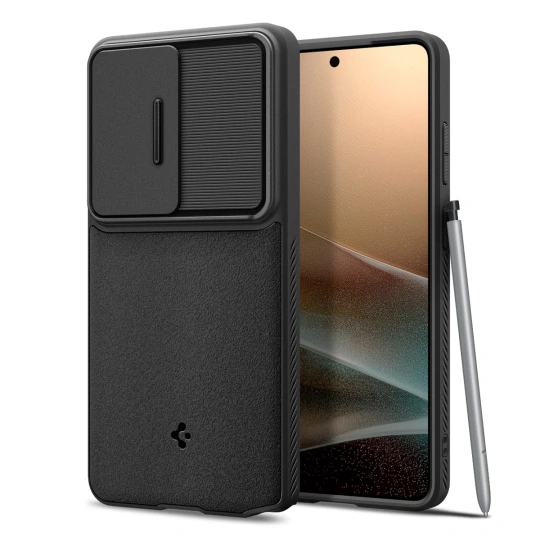 Spigen Optik Armor Hoesje voor Samsung Galaxy S26 Ultra - Zwart