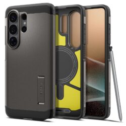 Spigen Tough Armor Mag Magnetisch hoesje voor Samsung Galaxy S26 Ultra - Grijs