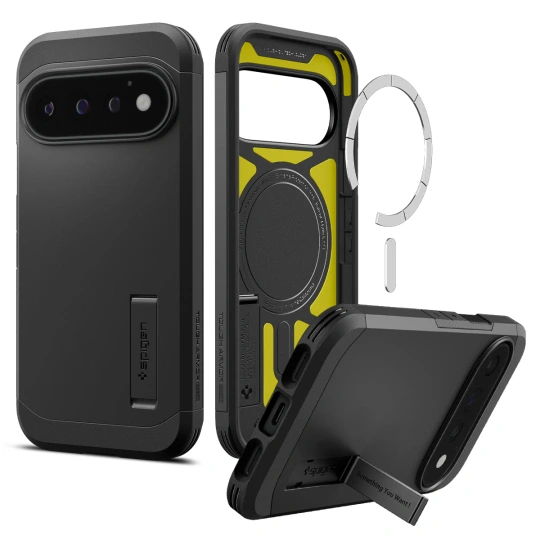 Spigen Tough Armor Mag Magnetisch Hoesje voor Google Pixel 11 Pro - Zwart