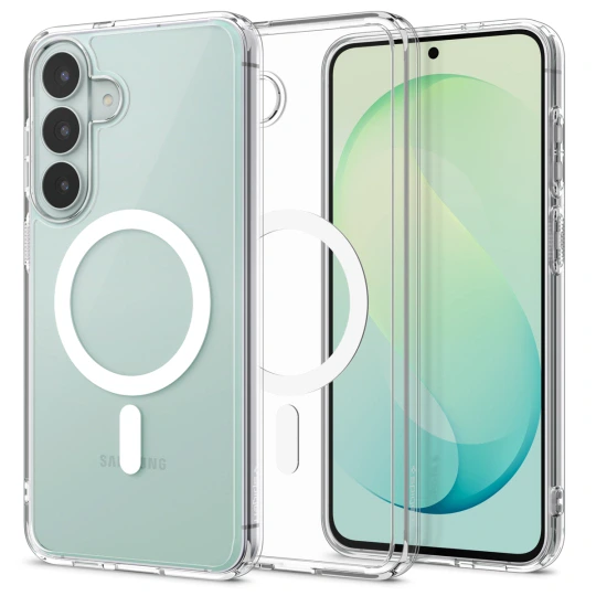 Spigen Ultra Hybrid Mag Magnetisch hoesje voor Samsung Galaxy S26 FE - Transparant/Wit