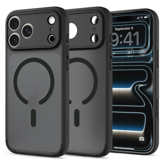 Spigen Ultra Hybrid MagSafe hoesje voor iPhone 17 Pro Max en iPhone 18 Pro Max - Zwart