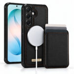 Solidenz MagSafe Wallet Backcover voor Samsung Galaxy S25 / S24 - Zwart