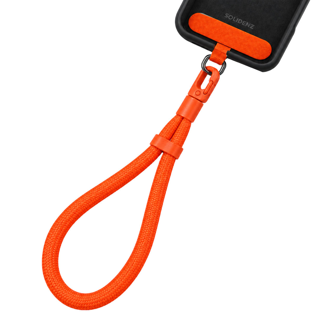 Solidenz Wrist Loop Telefoonkoord Polskoord Oranje Nylon