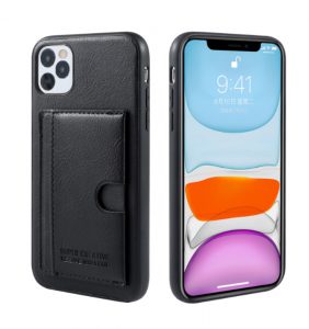 FONU Back Case Met Kaarthouder iPhone 11 Pro – Zwart
