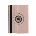 iPad 6/5 Hoes - 6e/5e Generatie - Case - Cover - Bookcase - 9.7 Inch - 2018/2017 - 360 Draaibaar - Roterend - Met Standaard - Goud - 2