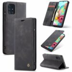 variatie Caseme retro Boekmodel Samsung A71 – Zwart