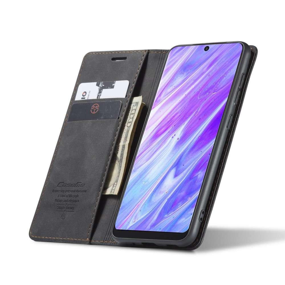 Caseme retro Book Telefoonhoesje Samsung Galaxy S20 - Zwart