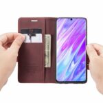CaseMe Retro Bookcover Samsung Galaxy S20 Ultra – Paars - 4