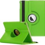 variatie iPad Air 2 Hoes – 9.7 Inch – Air 2014 Hoes – Air 2 Case – Air 2e Generatie – Bookcase – A1566 – A1567 – 360 Draaibaar – Met Standaard – Groen