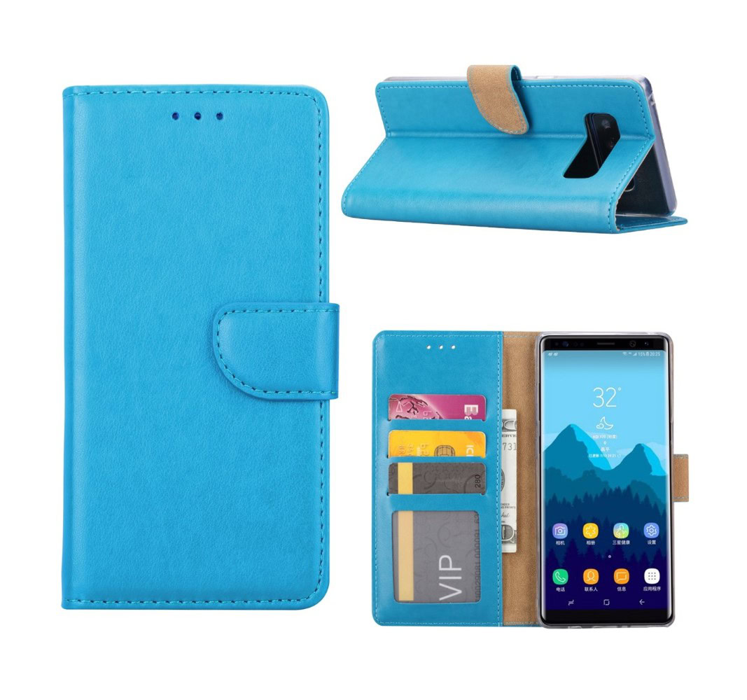 Fonu Boekmodel Hoesje Samsung Galaxy Note 8 - Turquoise
