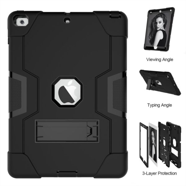 Shock Proof Standcase iPad 2017 2018 – Zwart