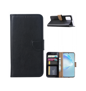 Fonu Book Cover Samsung S20 – Zwart